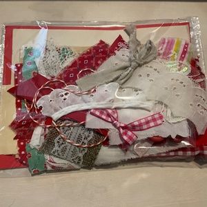SLOW STITCHING KIT, JUNK JOURNAL, SCRAPBOOKING SUPPLIES & SNIPPET, OVER …